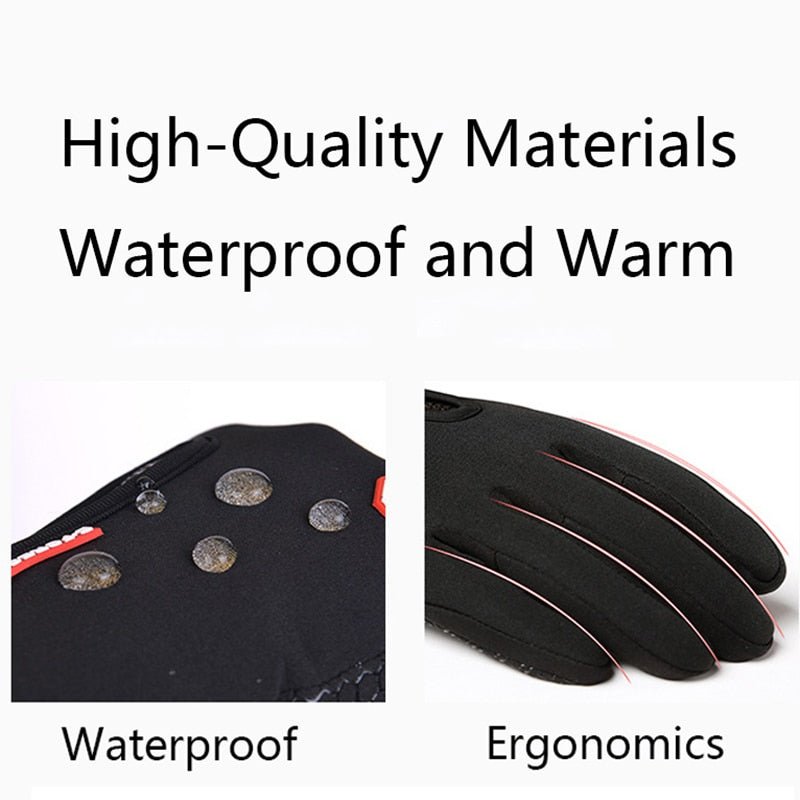 Warme winter handschoenen - winddicht - Touchscreen - Waterdicht - Bivakshop
