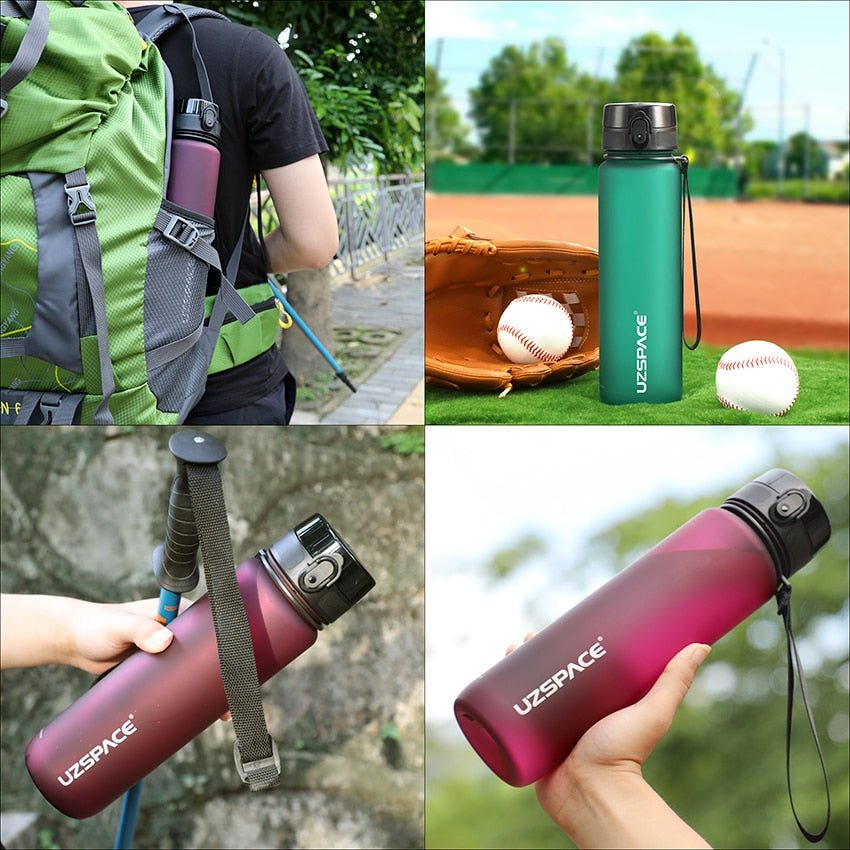 Water Sport Fles - Shaker- 500/800/1000 ml - Lekvrij - Bivakshop
