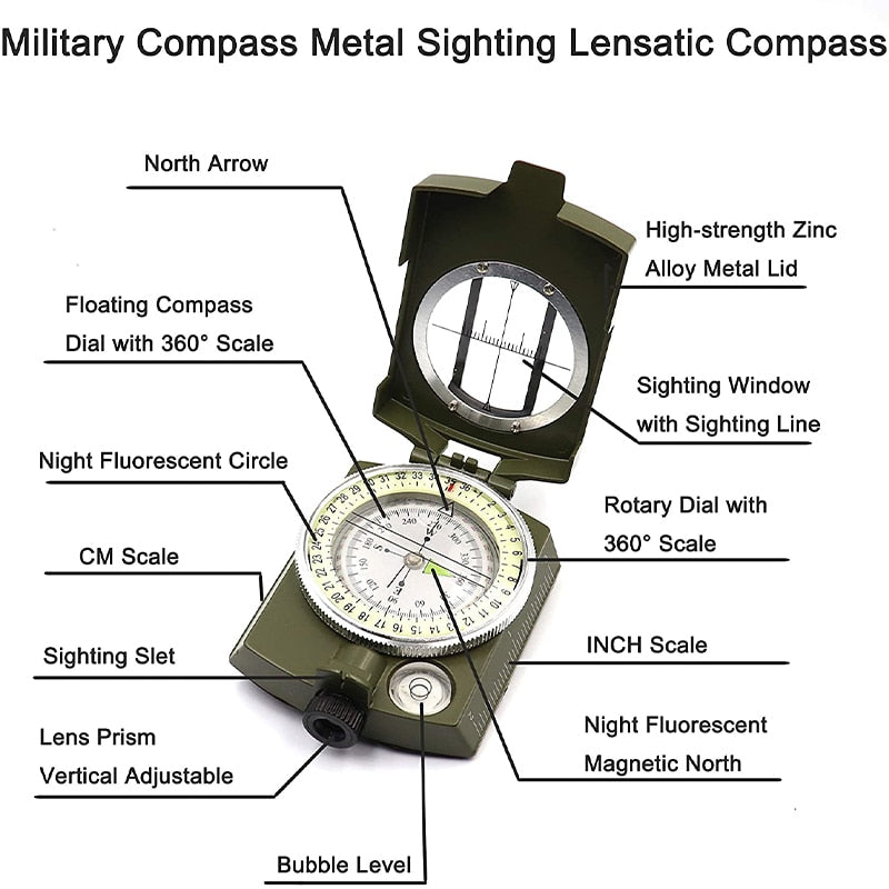 Waterdicht kompas - Outdoor - Sport Goniometer - Bivakshop