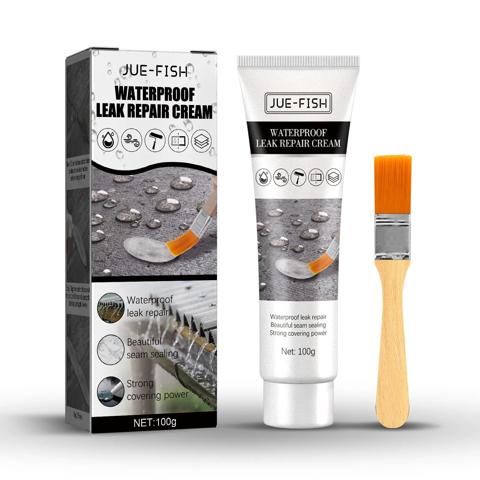 Waterdichte coating afdichtmiddel - Transparante onzichtbare pasta lijm - Bivakshop