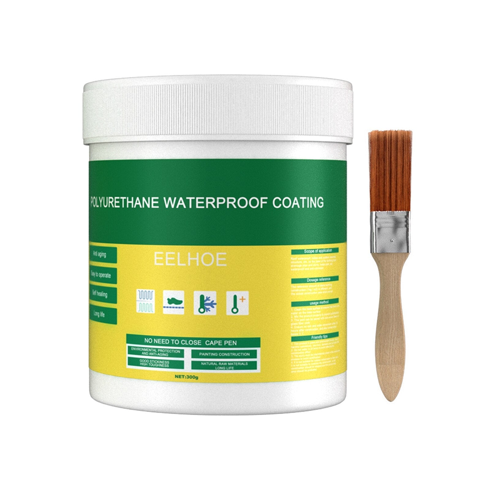 Waterdichte coating afdichtmiddel - Transparante onzichtbare pasta lijm - Bivakshop