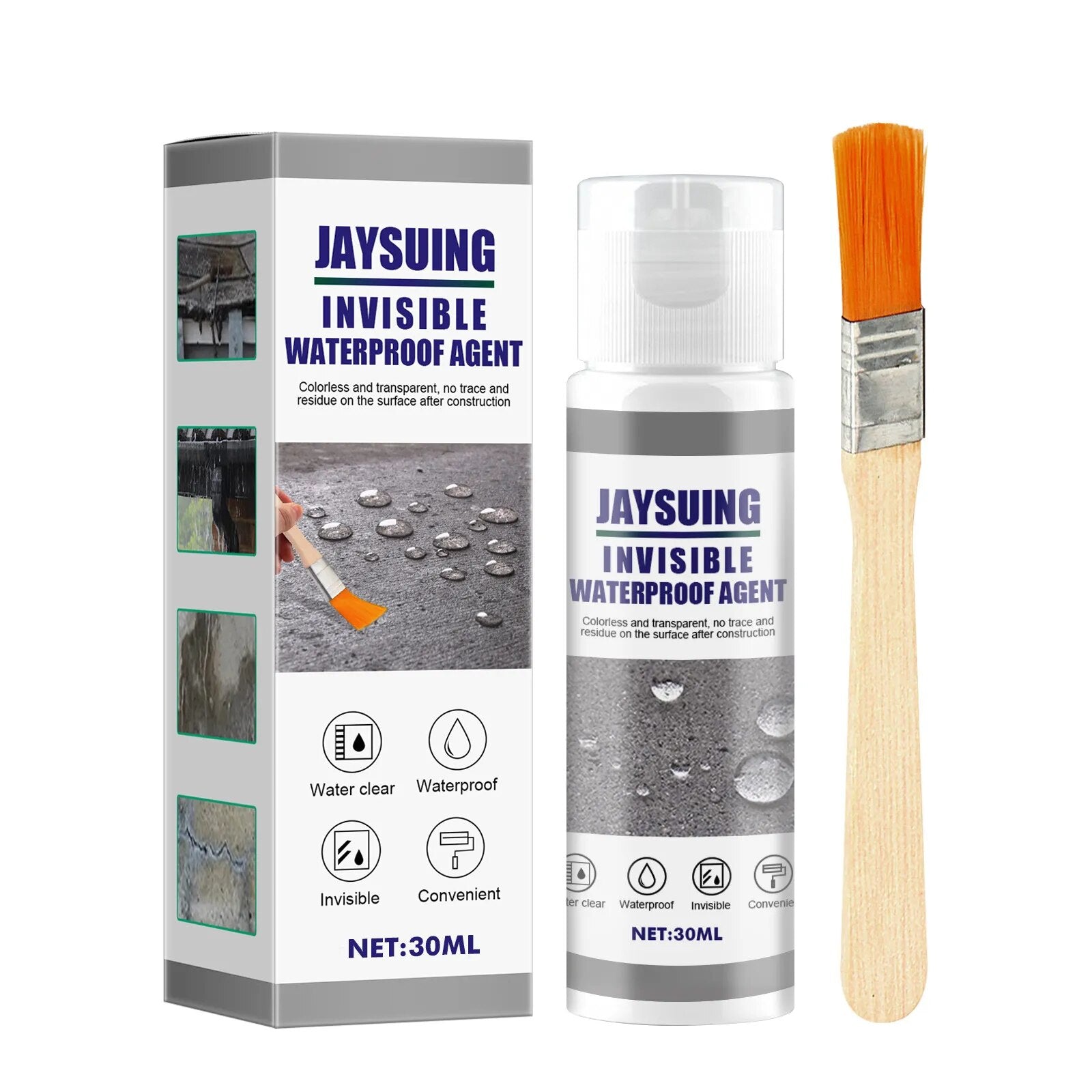 Waterdichte coating afdichtmiddel - Transparante onzichtbare pasta lijm - Bivakshop