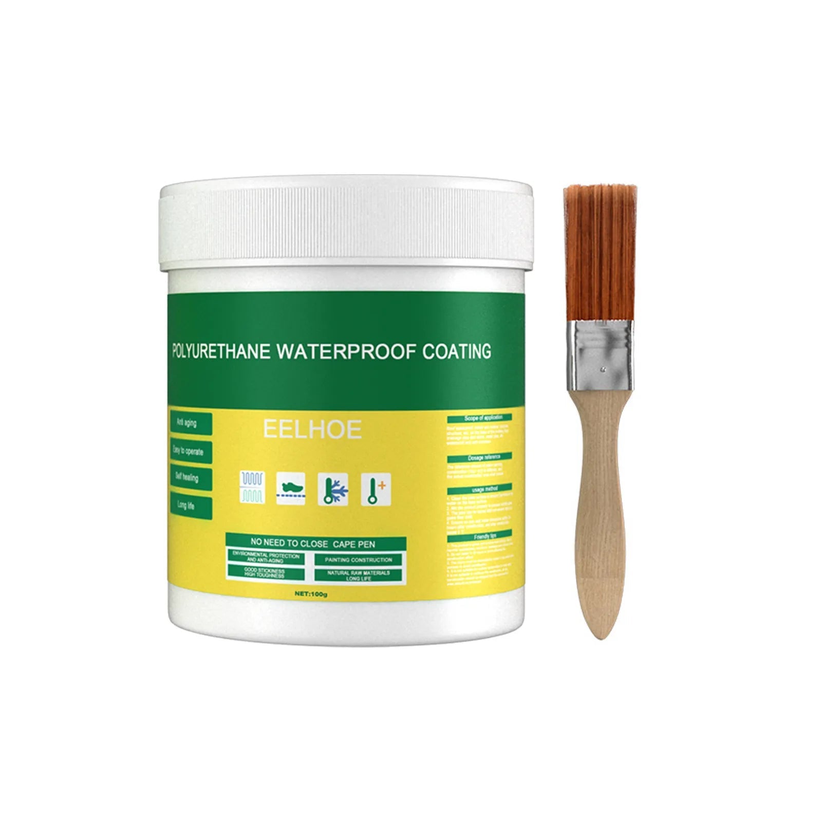 Waterdichte coating afdichtmiddel - Transparante onzichtbare pasta lijm - Bivakshop