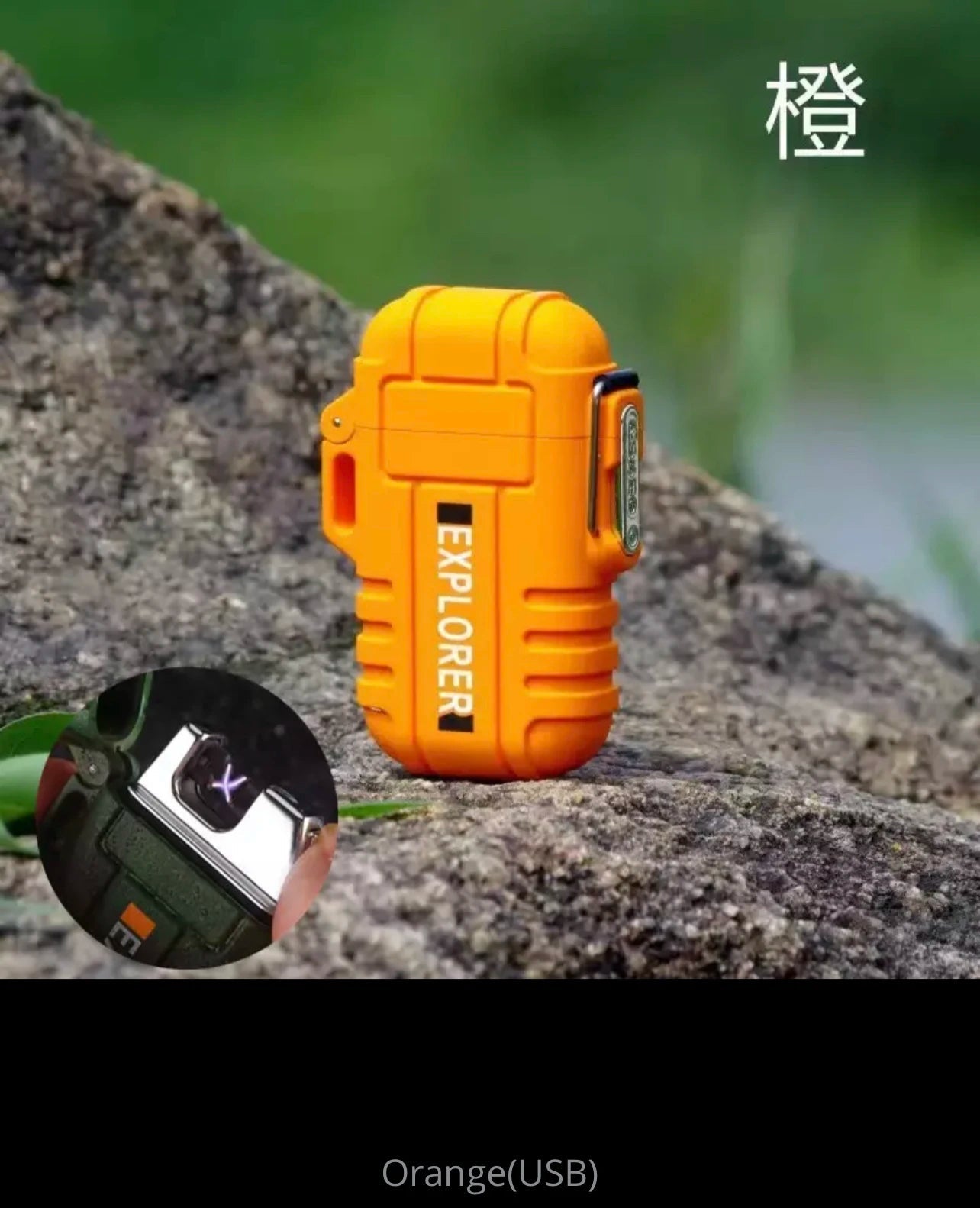Waterdichte Dubbele Boog Aansteker - USB Oplaadbaar - Windbestendig - Plasma aansteker - Bivakshop