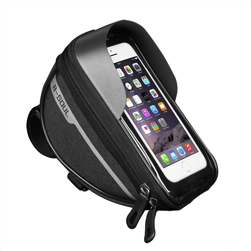 Waterdichte fietstas - 1L frame - Touchscreen fietstas en telefoonhouder - Bivakshop