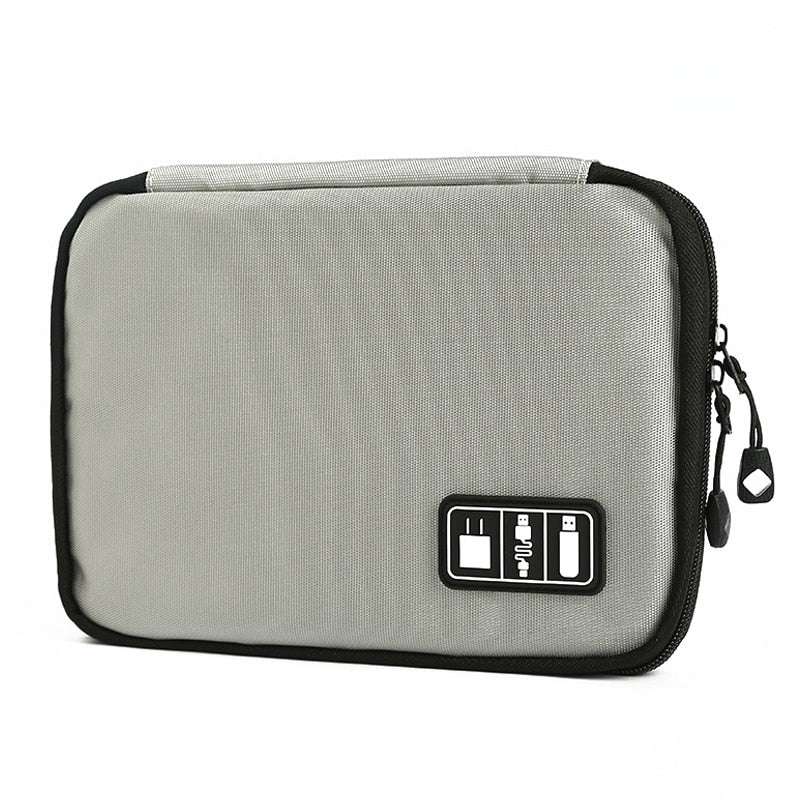 Waterdichte nylon kabelhouder tas - Ideale reisgenoot voor elektronische accessoires en USB drives - Bivakshop