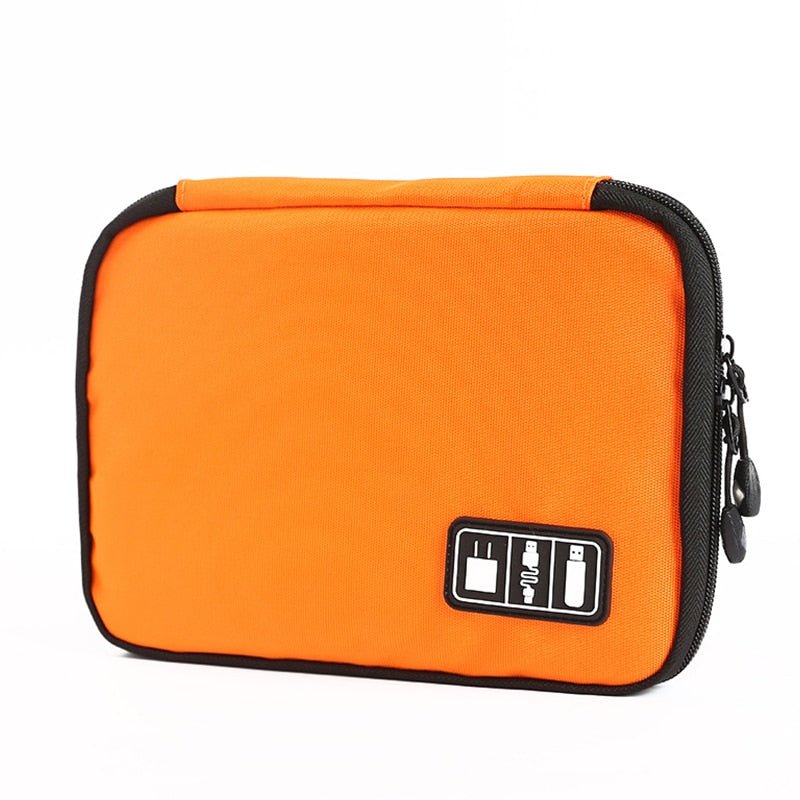 Waterdichte nylon kabelhouder tas - Ideale reisgenoot voor elektronische accessoires en USB drives - Bivakshop