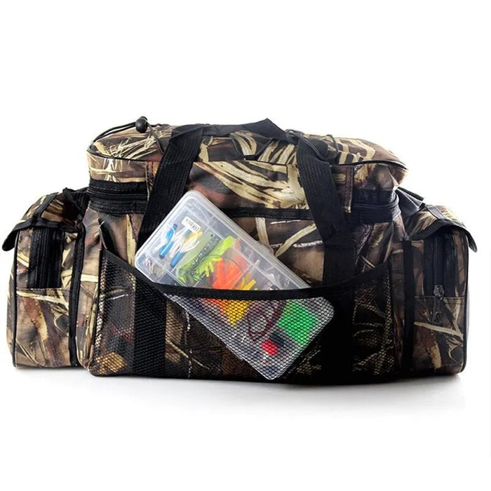 Waterdichte nylon vistas - Multifunctionele tweelaagse schoudertassen - Bivakshop