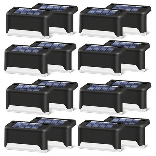 Waterdichte outdoor traplamp op zonne-energie - Gazon led verlichting - Tot 24 stuks - Bivakshop