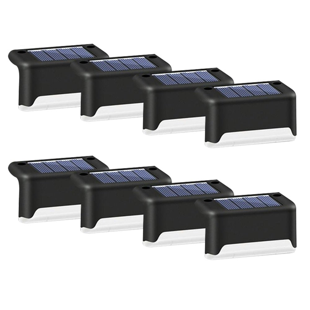 Waterdichte outdoor traplamp op zonne-energie - Gazon led verlichting - Tot 24 stuks - Bivakshop