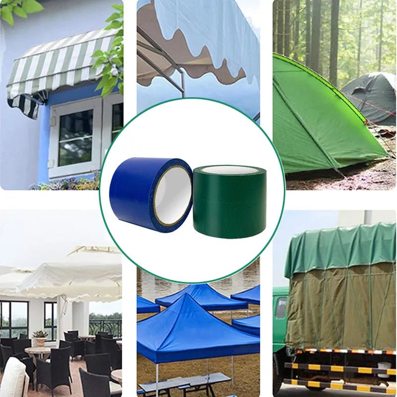Waterdichte PVC tent reparatie tape - Regendicht zeildoek plakband - Bivakshop
