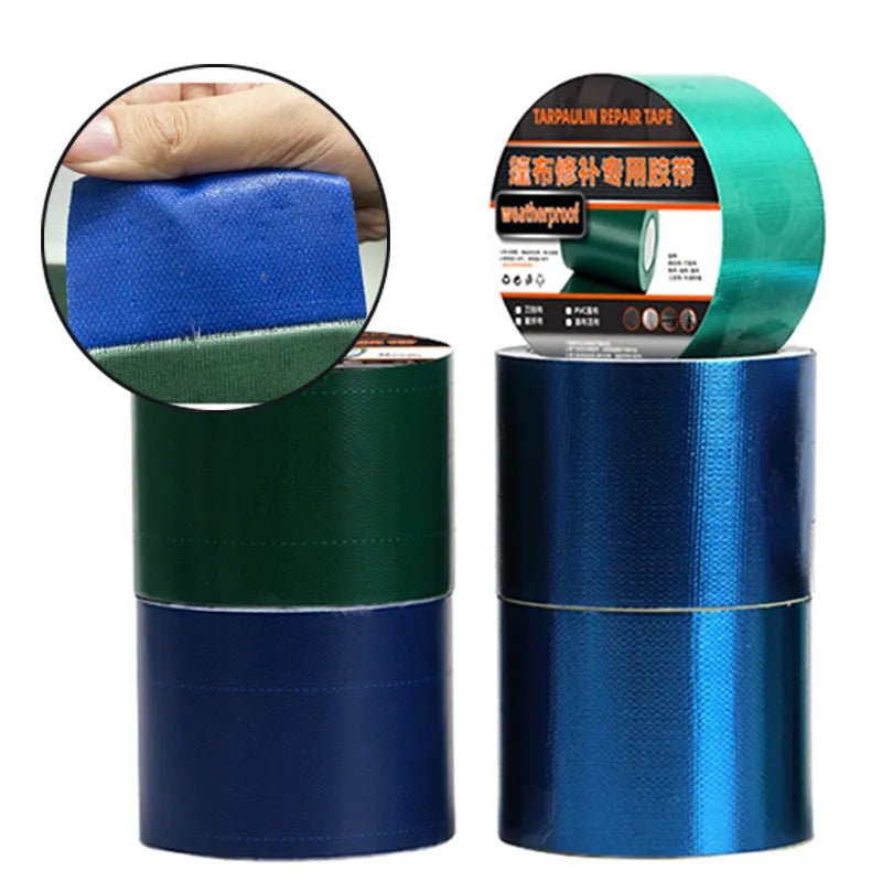 Waterdichte PVC tent reparatie tape - Regendicht zeildoek plakband - Bivakshop