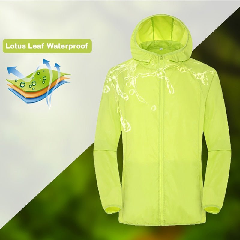 Waterdichte windjack en regenjas - Unisex - Beschermende Outdoor Jas - Anti UV - Bivakshop