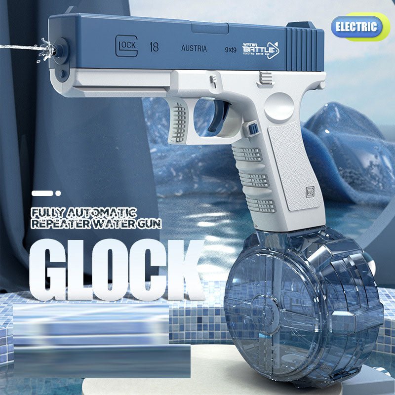 Waterpistool elektrische glock - Volautomatisch schietspeelgoed voor zomerplezier - 10 meter - Bivakshop