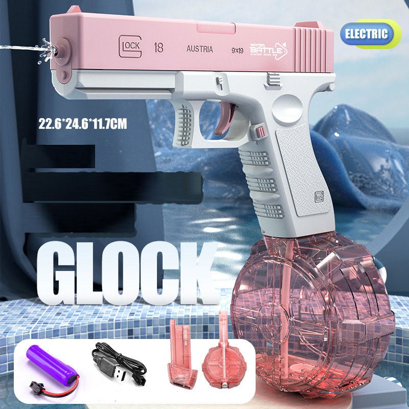 Waterpistool elektrische glock - Volautomatisch schietspeelgoed voor zomerplezier - 10 meter - Bivakshop