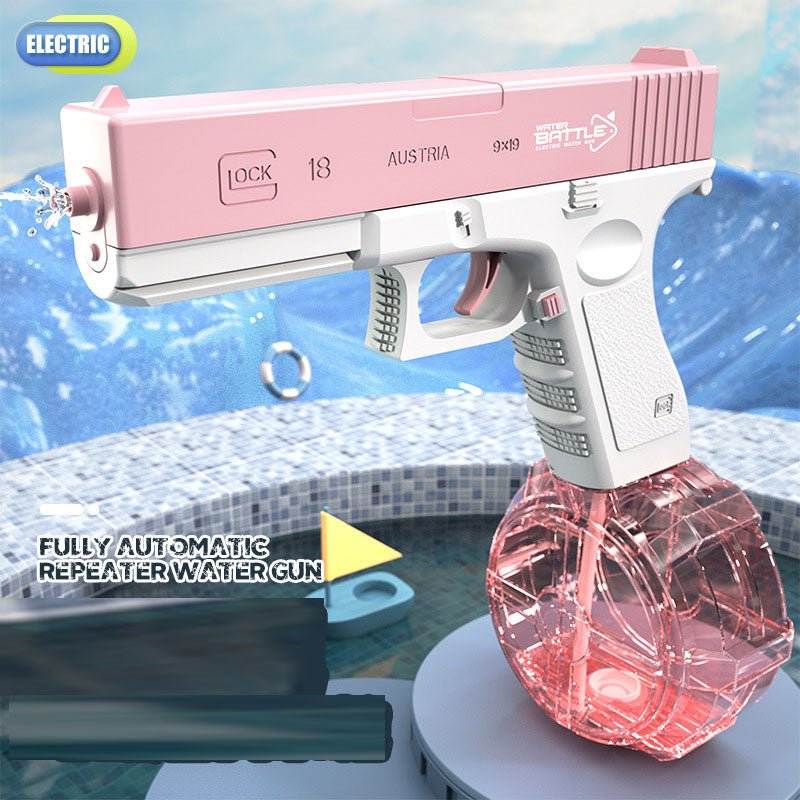 Waterpistool elektrische glock - Volautomatisch schietspeelgoed voor zomerplezier - 10 meter - Bivakshop
