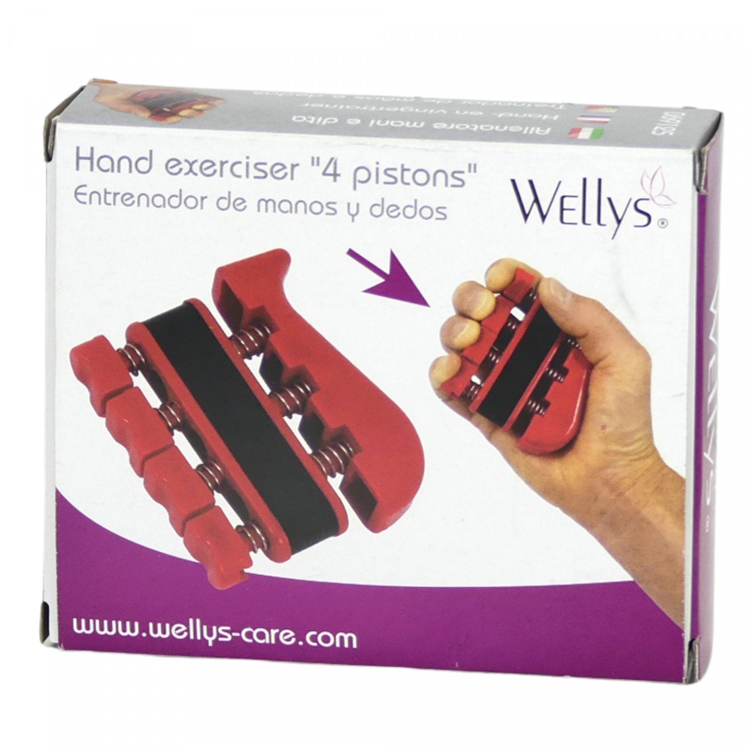 Wellys GI-069125: Hand- en Vingertrainer voor sterke handen - Thuis en onderweg - Bivakshop
