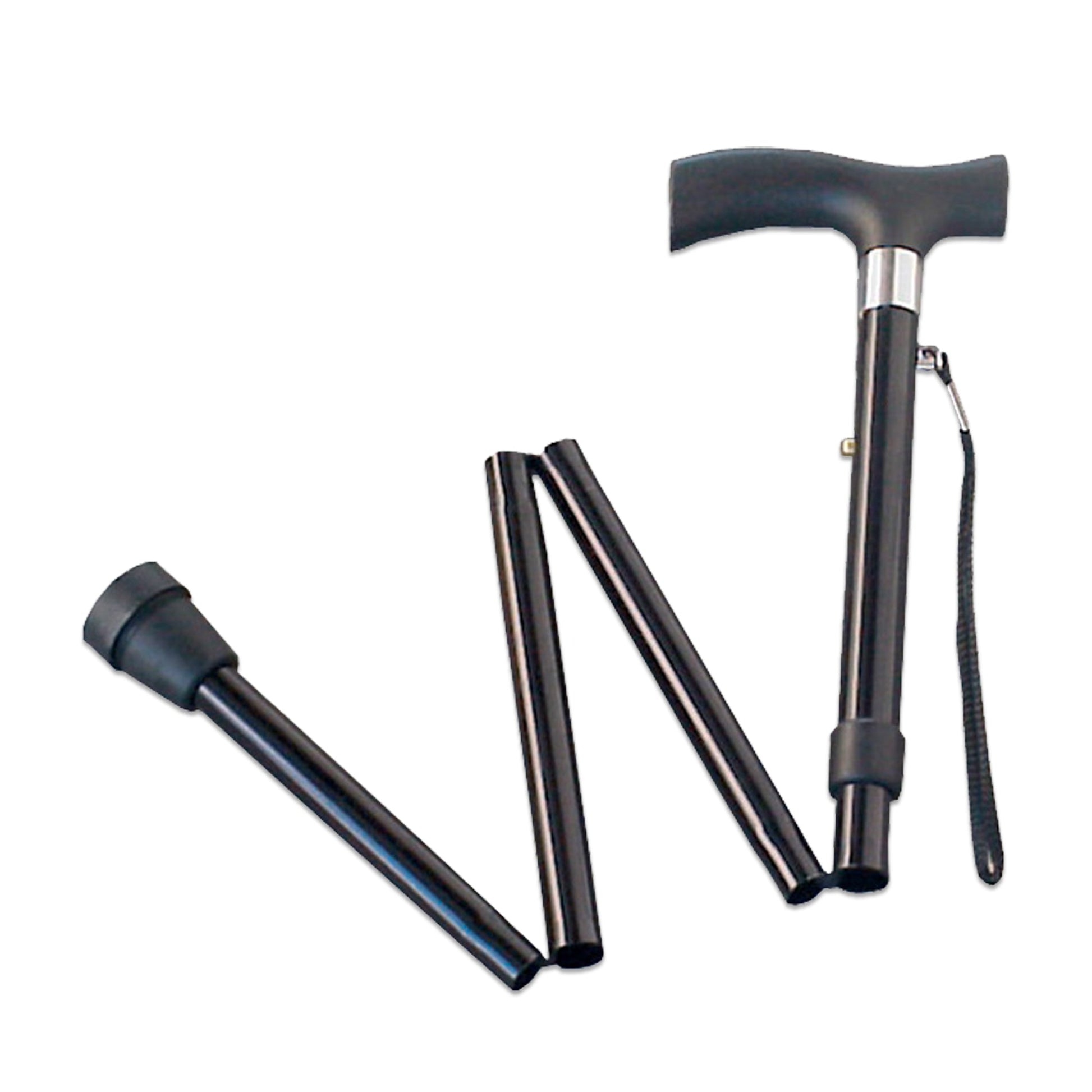 Wellys opvouwbare wandelstok met tas - 82-92 cm - Bivakshop