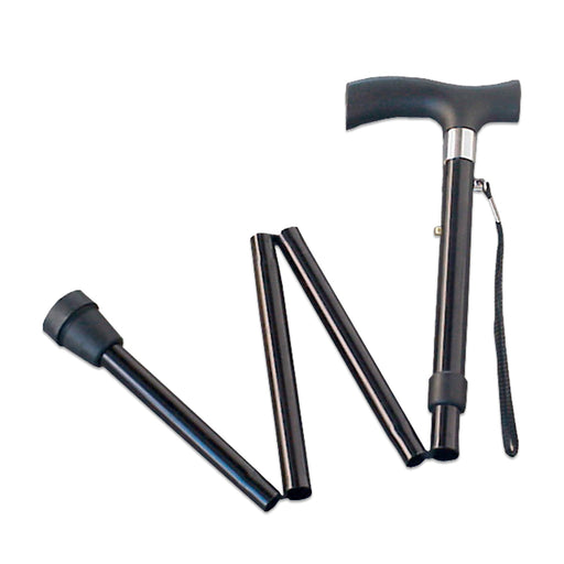 Wellys opvouwbare wandelstok met tas - 82-92 cm - Bivakshop