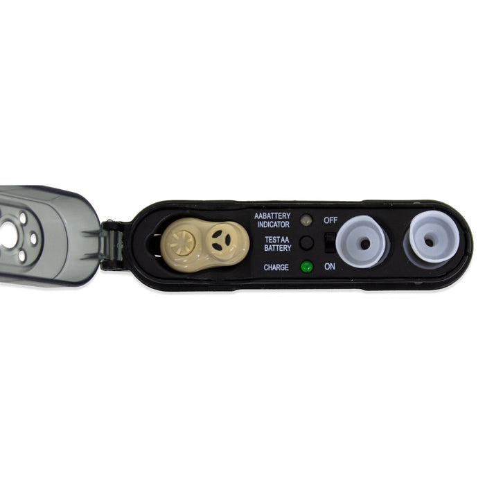 Wellys Sound Zoomer Oordop "Mini Oplaadbaar" - Hoorversterker - Bivakshop