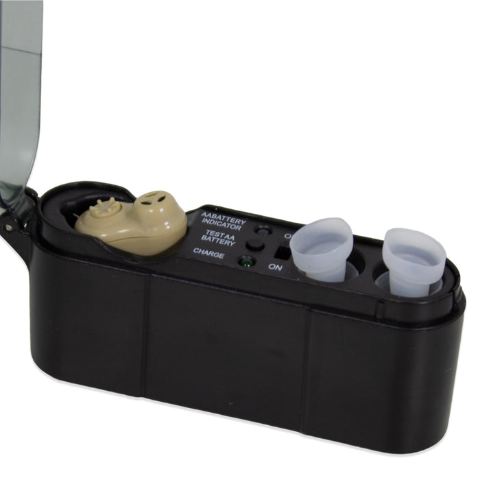 Wellys Sound Zoomer Oordop "Mini Oplaadbaar" - Hoorversterker - Bivakshop