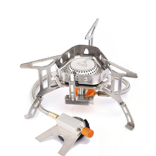 Widesea Camping Gasbrander Windbeschermend - Survival - Roestvrijstaal - Bivakshop