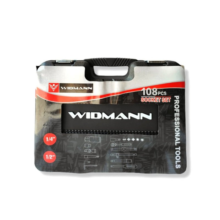 Widmann 108 Delige Professionele Doppenset – 1/4″ en 1/2″ - Bivakshop
