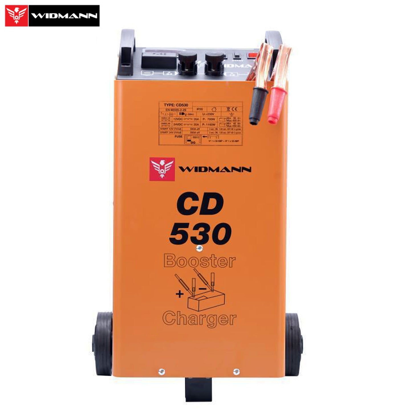 Widmann CD-530: 12V/24V acculader en startbooster - Bivakshop