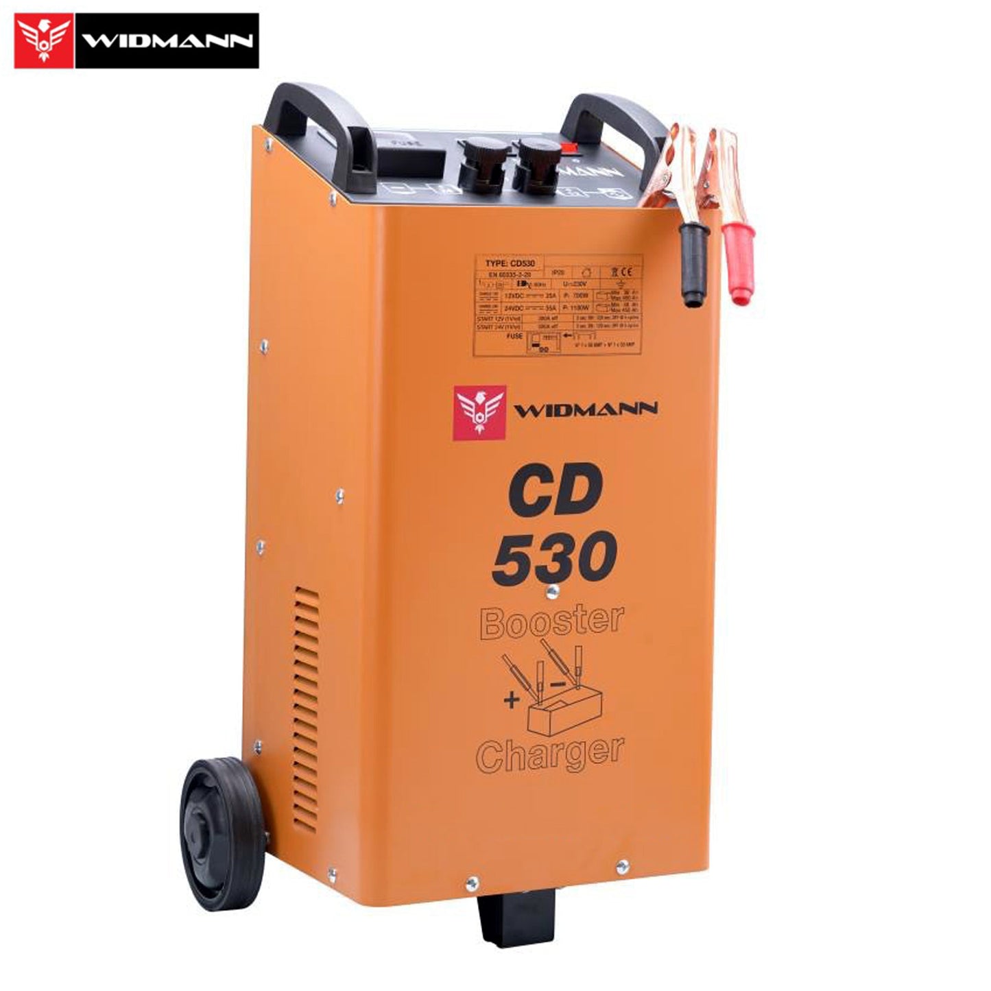 Widmann CD-530: 12V/24V acculader en startbooster - Bivakshop
