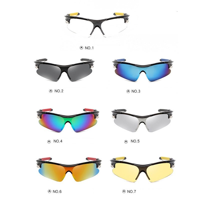 Winddichte fietsbril - Riderace - Multicolor - UV400 - Bivakshop