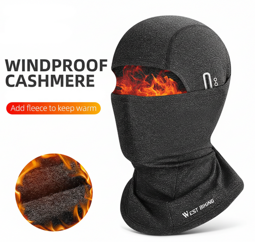 Winter Balaclava Hoed - Ademende fietsen cap - Cashmere stof - Bivakmuts - Bivakshop