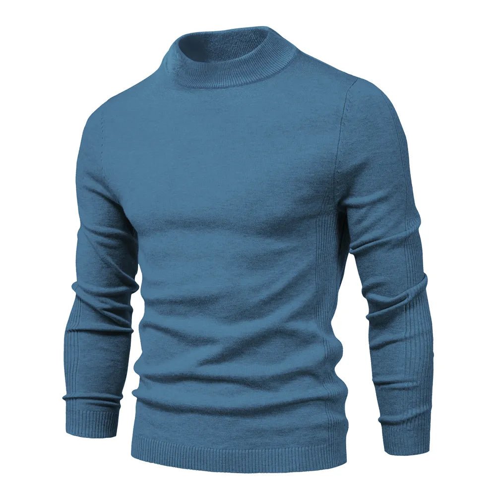 Winter coltrui voor heren - Stijlvolle trui met turtle neck - Casual Looks - Bivakshop