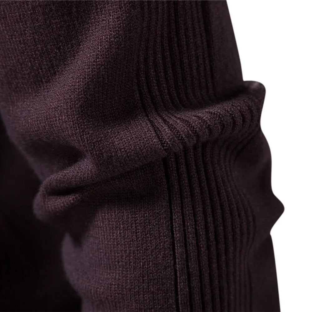 Winter coltrui voor heren - Stijlvolle trui met turtle neck - Casual Looks - Bivakshop