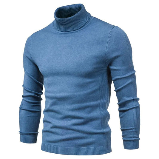 Winter coltrui voor heren - Stijlvolle trui met turtle neck - Casual Looks - Bivakshop