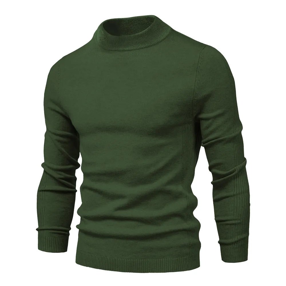 Winter coltrui voor heren Stijlvolle trui met turtle neck Casual L Bivakshop