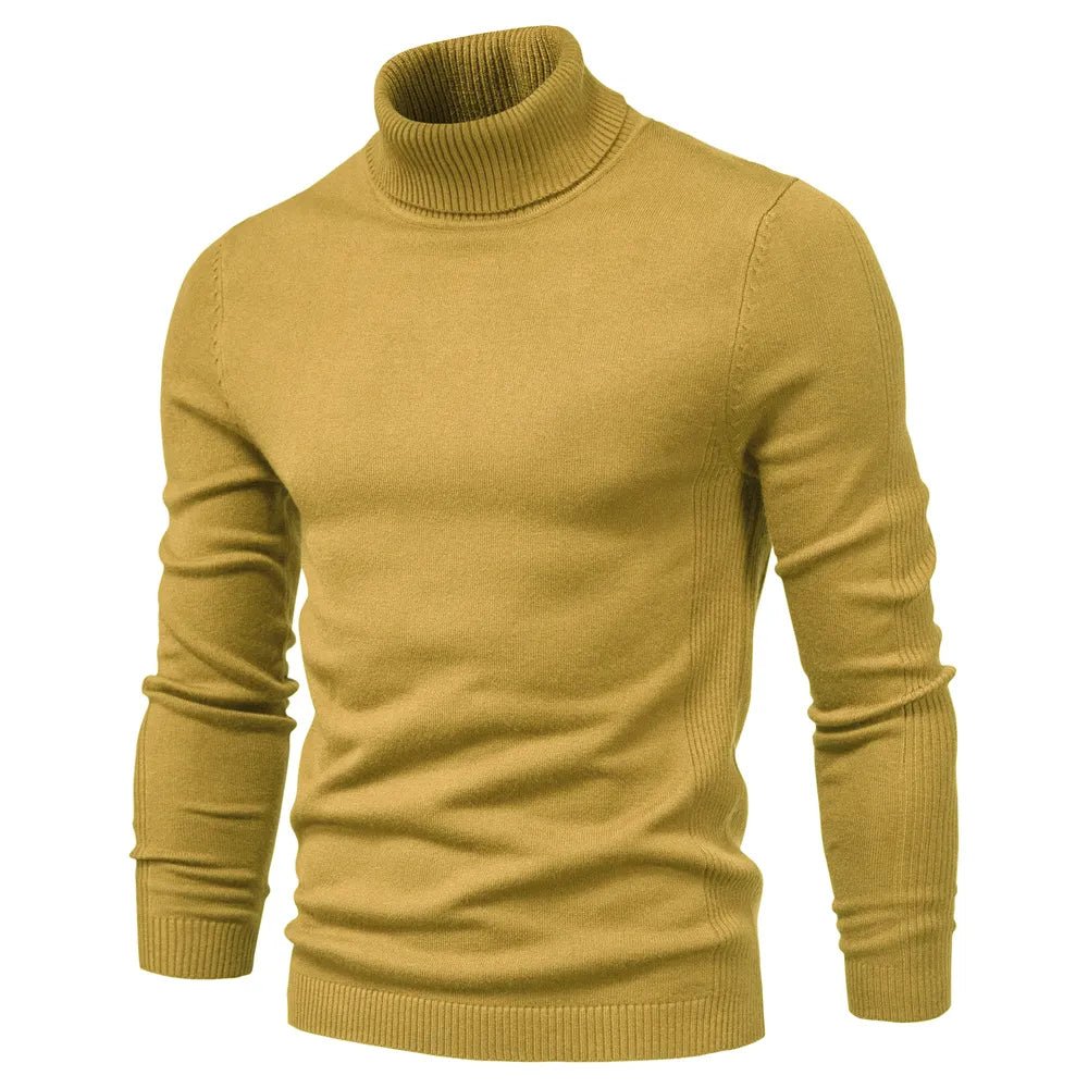Winter coltrui voor heren - Stijlvolle trui met turtle neck - Casual Looks - Bivakshop