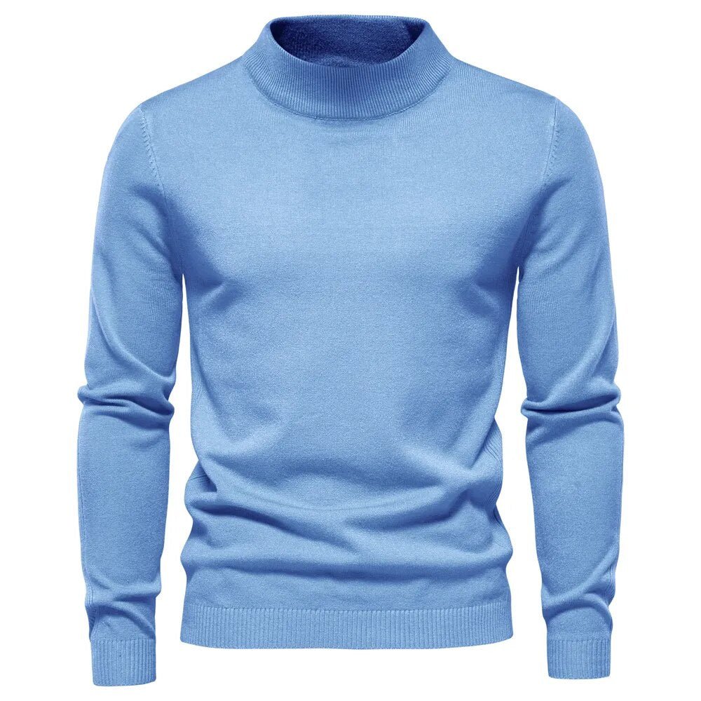 Winter coltrui voor heren - Stijlvolle trui met turtle neck - Casual Looks - Bivakshop