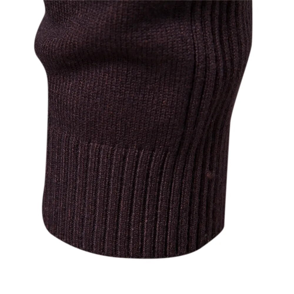 Winter coltrui voor heren - Stijlvolle trui met turtle neck - Casual Looks - Bivakshop