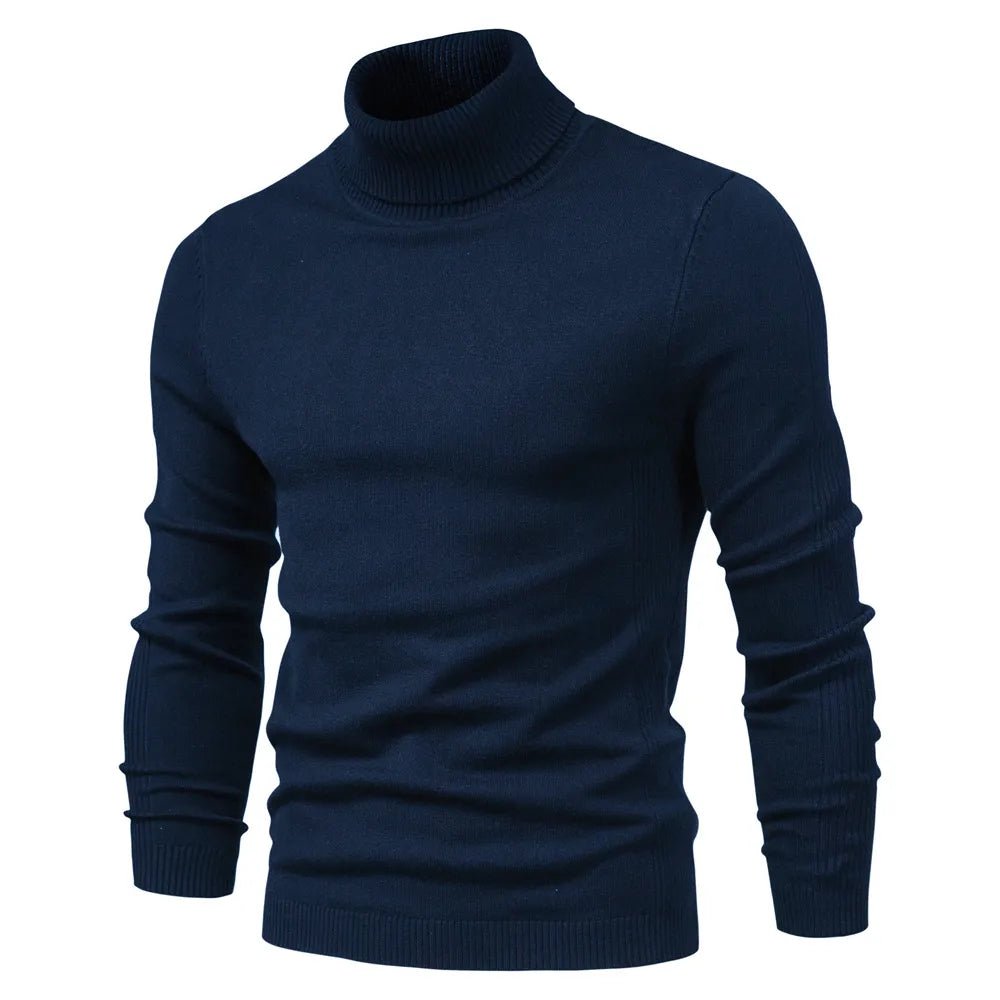 Winter coltrui voor heren - Stijlvolle trui met turtle neck - Casual Looks - Bivakshop