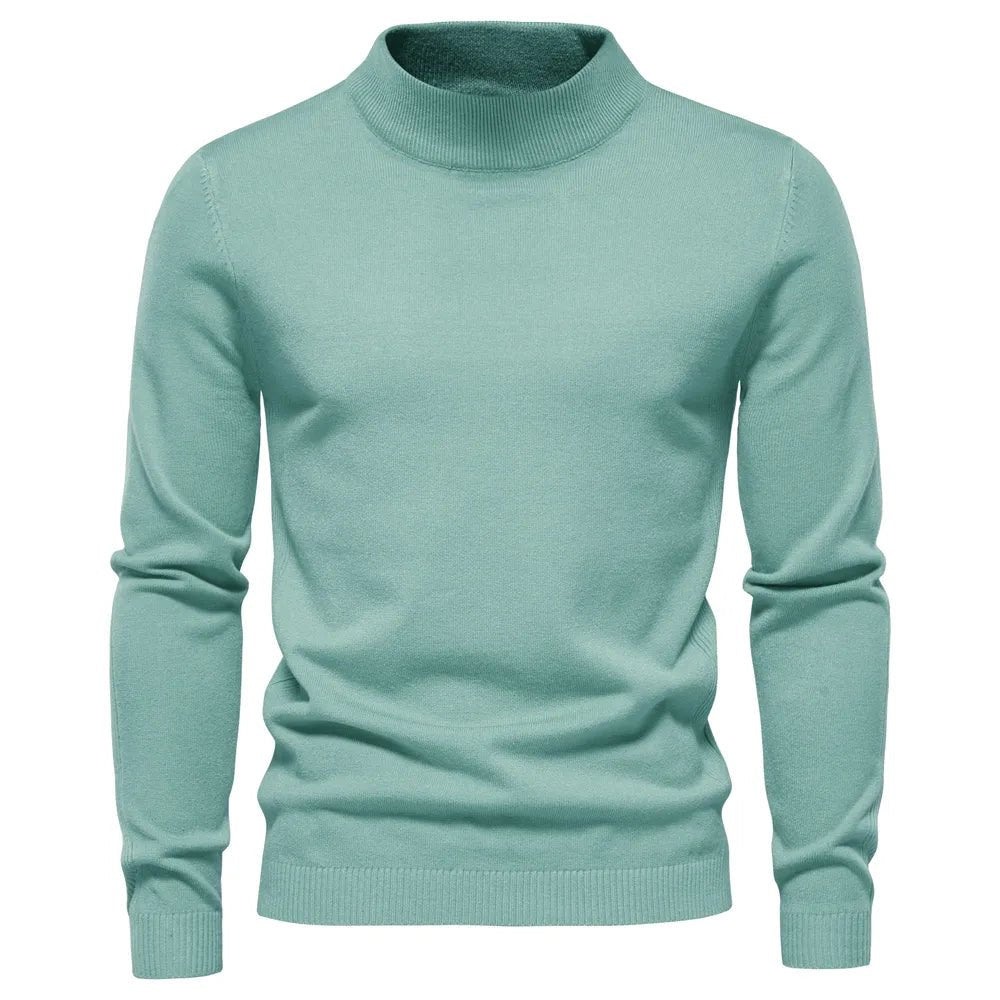 Winter coltrui voor heren - Stijlvolle trui met turtle neck - Casual Looks - Bivakshop