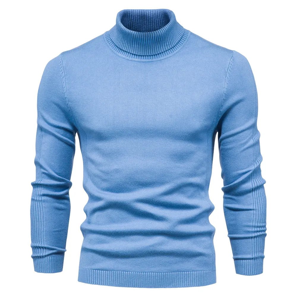 Winter coltrui voor heren - Stijlvolle trui met turtle neck - Casual Looks - Bivakshop