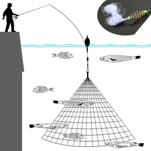 Winter Ijs Visnet Trap Mesh Lichtgevende Kraal Netting - Bivakshop