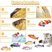 Zachte pluche vis voor katten - Interactief USB - Oplaadbaar kattenspeeltje met 3D - Bivakshop