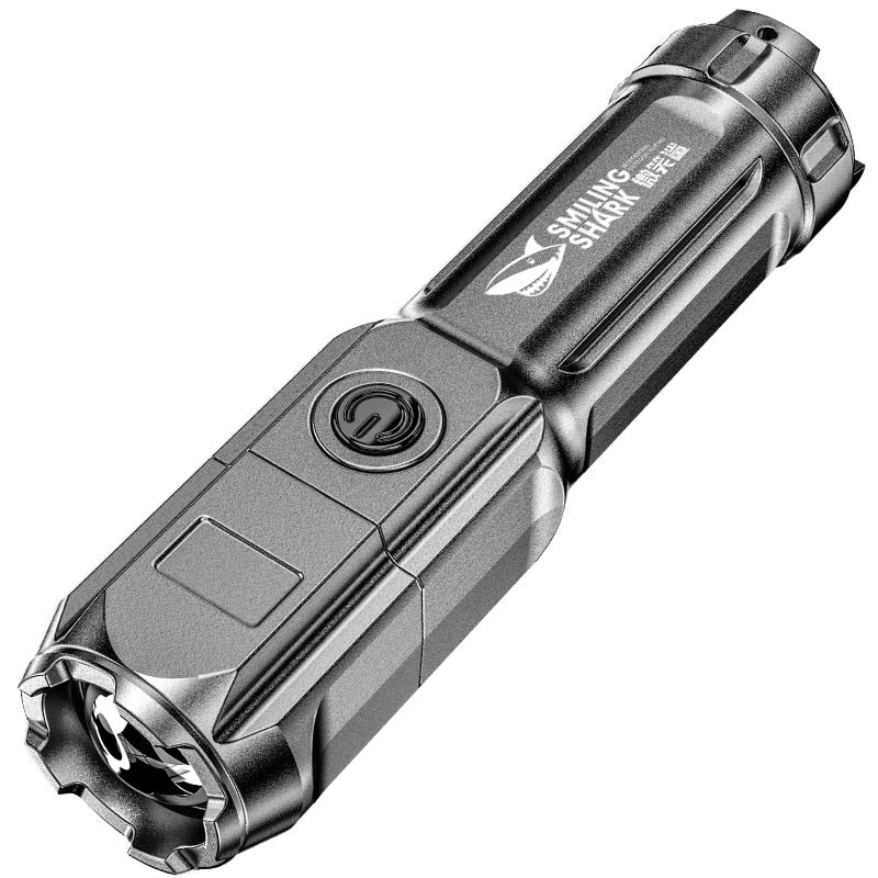 Zaklamp Sterk Licht - Oplaadbaar USB - Heldere Xenon - Thuis of Outdoor - Draagbare Led Lichtgevende Zaklamp - Bivakshop