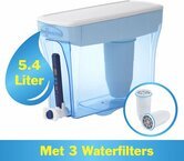 ZeroWater - Waterkannen & Filters - Combipack - 1,4L tot 18,9L - Incl. TDS meter - Bivakshop