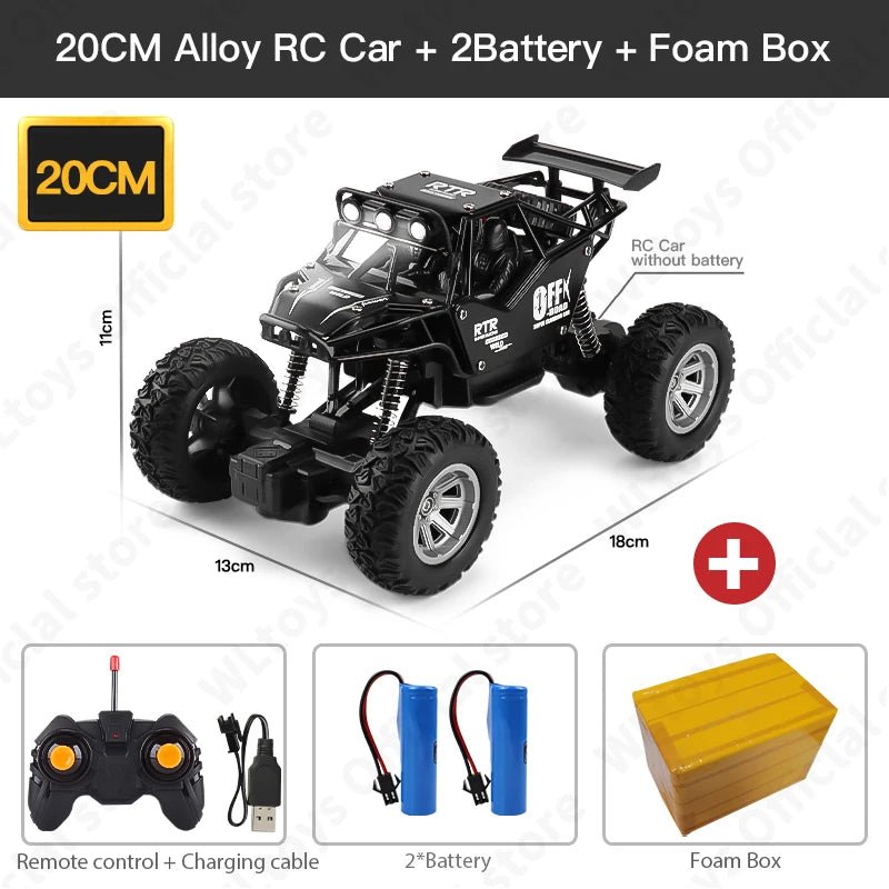 ZWN 1:12 / 1:16 4wd rc auto met LED verlichting - 2.4G radiografisch bestuurbare auto - Bivakshop