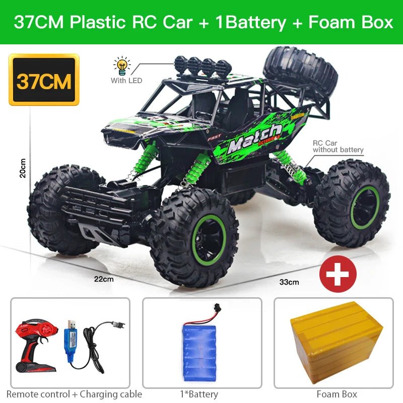 ZWN 1:12 / 1:16 4wd rc auto met LED verlichting - 2.4G radiografisch bestuurbare auto - Bivakshop