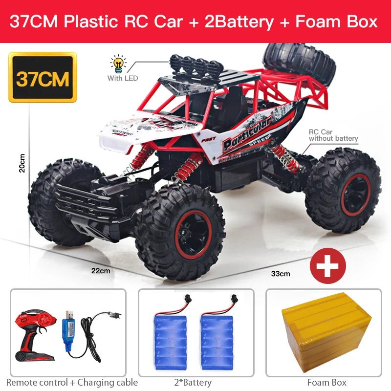 ZWN 1:12 / 1:16 4wd rc auto met LED verlichting - 2.4G radiografisch bestuurbare auto - Bivakshop