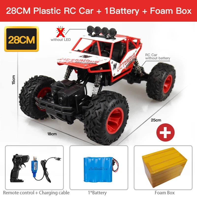 ZWN 1:12 / 1:16 4wd rc auto met LED verlichting - 2.4G radiografisch bestuurbare auto - Bivakshop