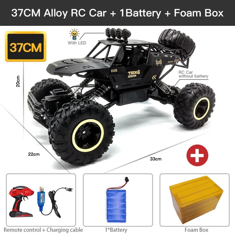 ZWN 1:12 / 1:16 4wd rc auto met LED verlichting - 2.4G radiografisch bestuurbare auto - Bivakshop
